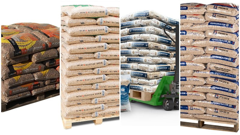 Palettes de pellets de bois de chauffage pas cher
